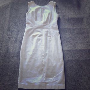 White dolce& gabbana cocktail dress